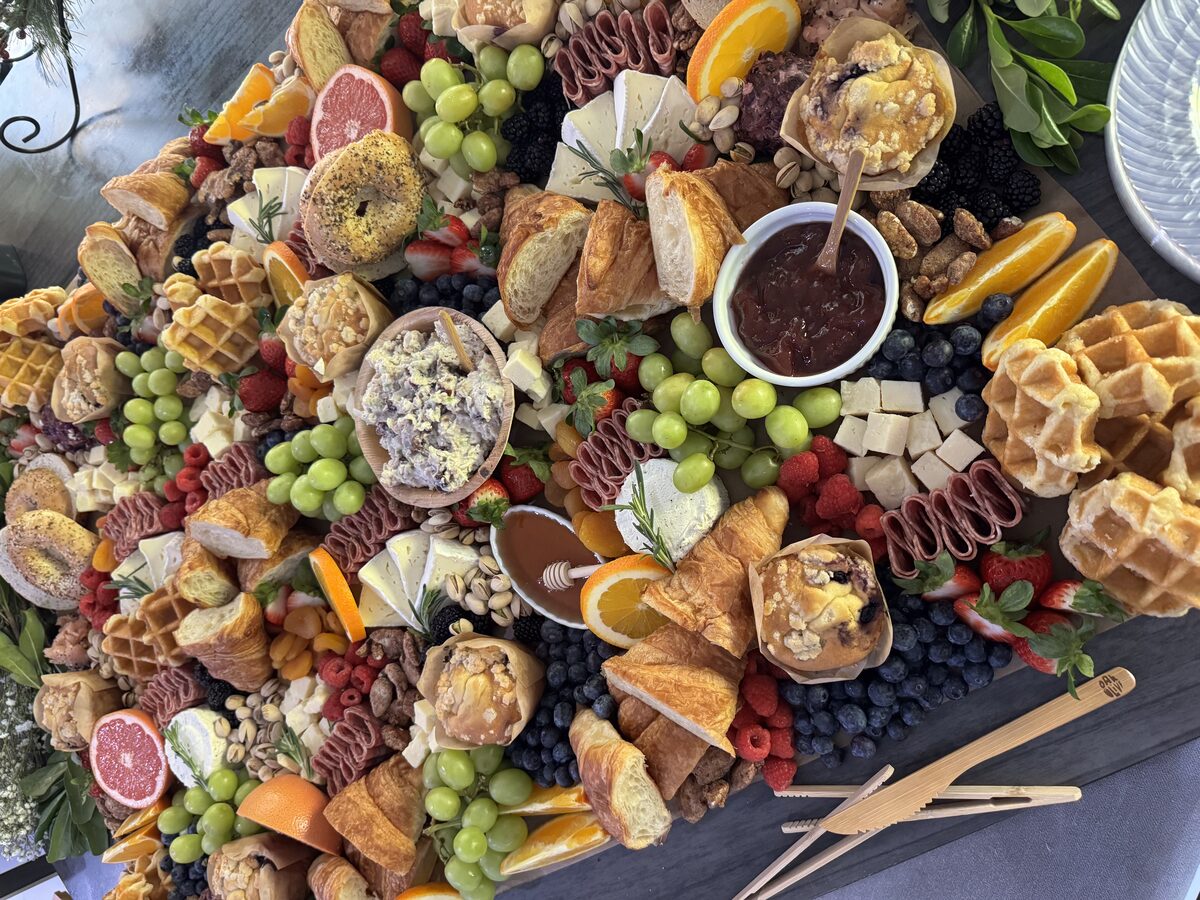 Brunch Grazing Board – Oak & Olive artisan charcuterie Naples FL