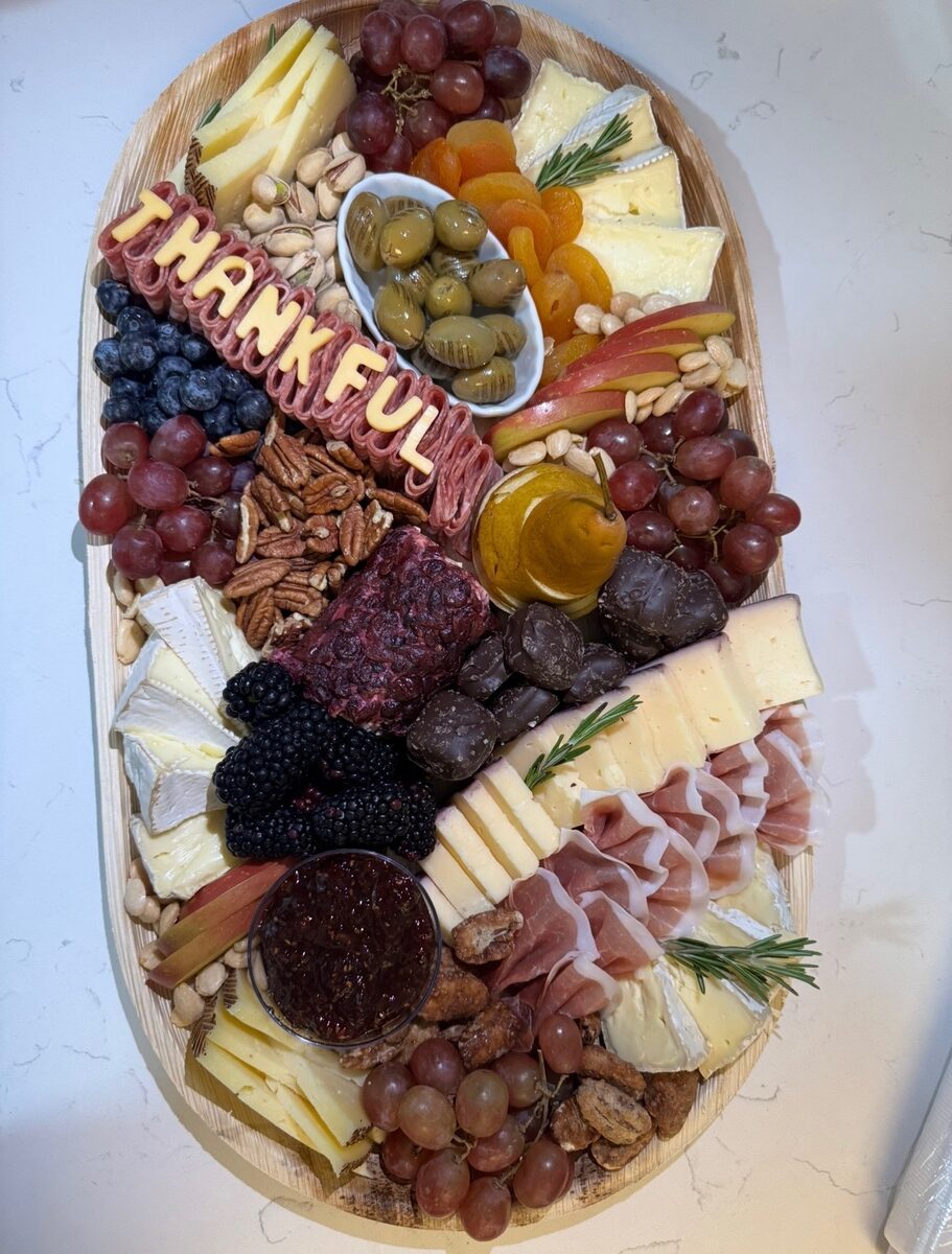 Custom charcuterie board