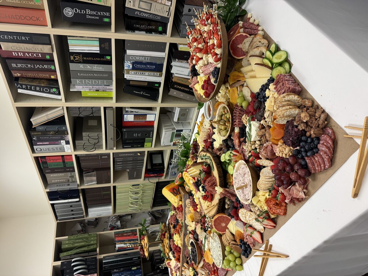 Professional charcuterie grazing table for a corporate event in Naples, Florida